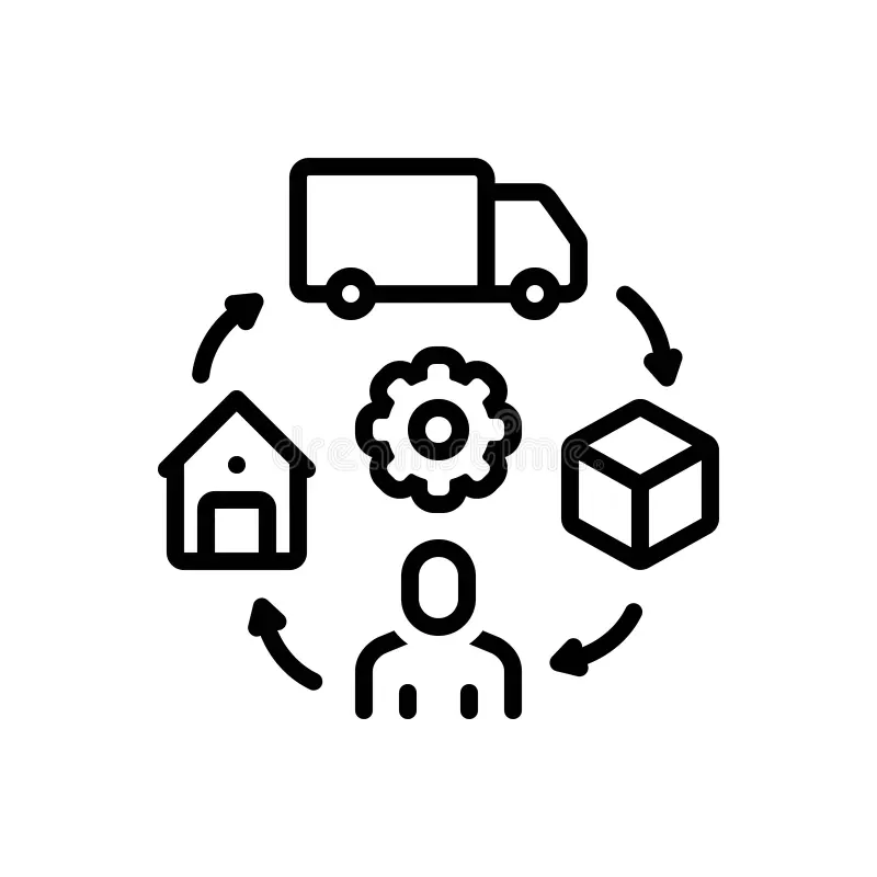 logistics management icon 300228502