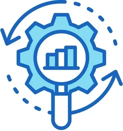 process optimization icon blue vector 260nw 2626772757